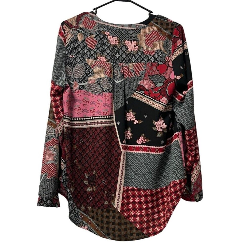 Floral Patchwork Blouse - image 2